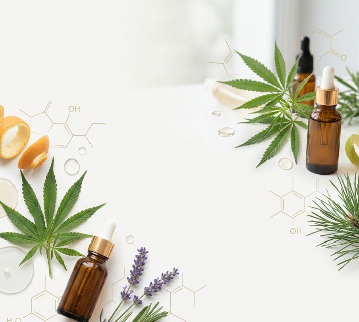 Terpeni in aromatične spojine konoplje